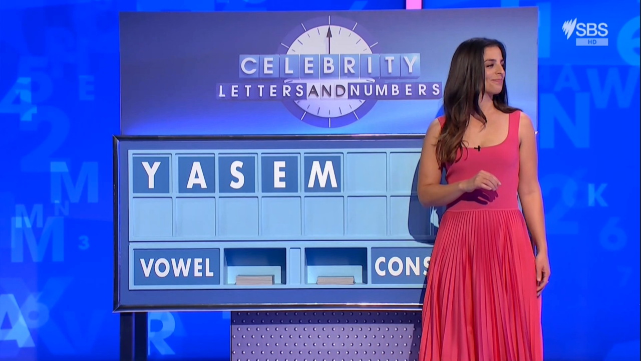 Celebrity Letters and Numbers 1-5